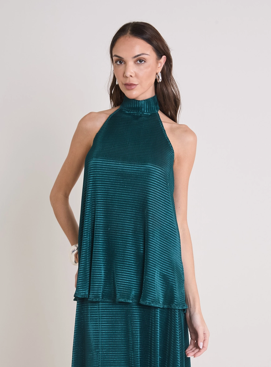 Blusa Solta Frente Única Verde