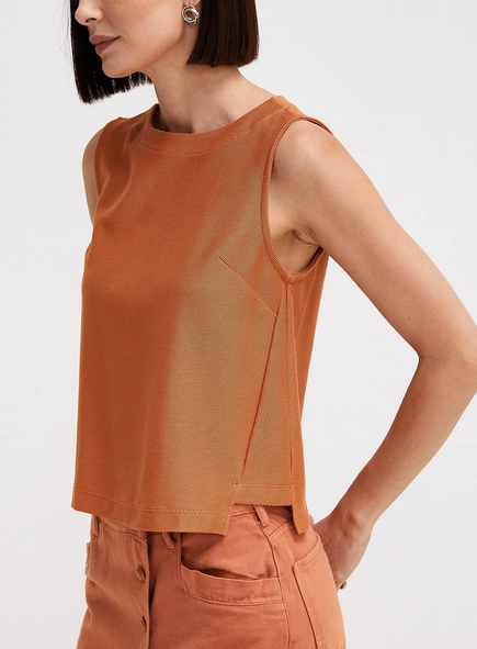 Blusa Solta Texturizada