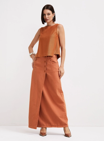 Blusa Solta Texturizada