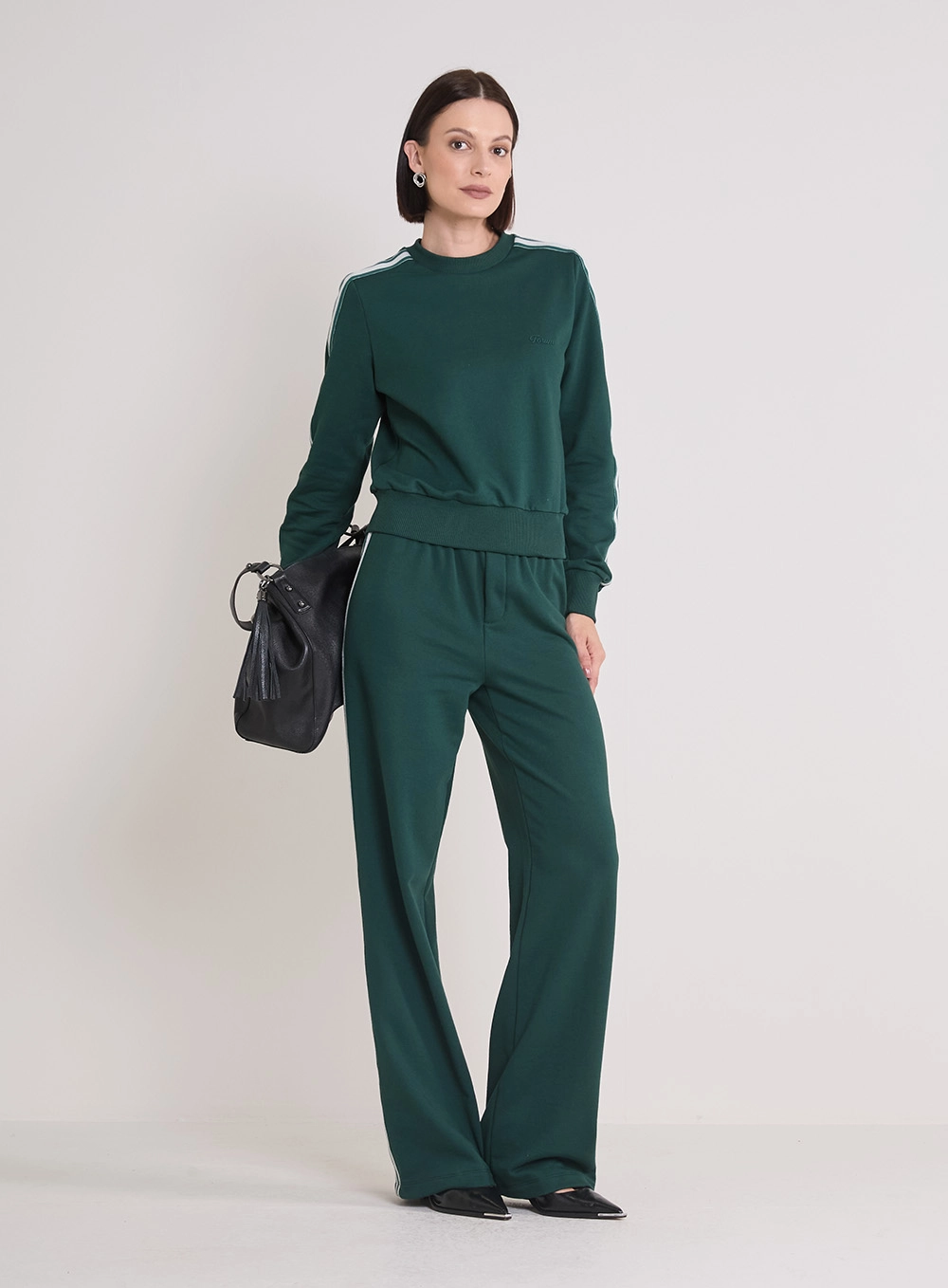 Blusão Moletom Comfort Feminino Verde 4