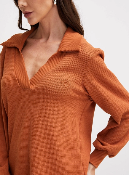 Blusão Feminino Texturizado Com Bordado
