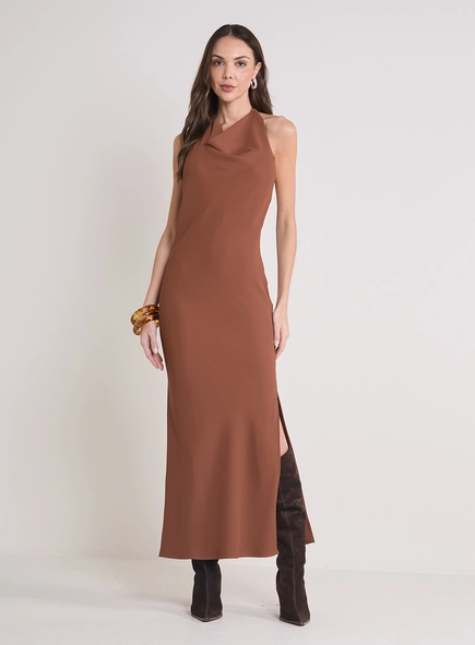 Vestido Midi Frente Única