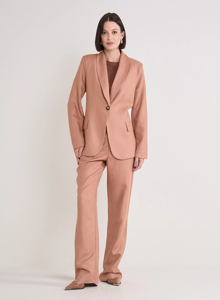 Calça Feminina Alfaiataria Cós Transpassado