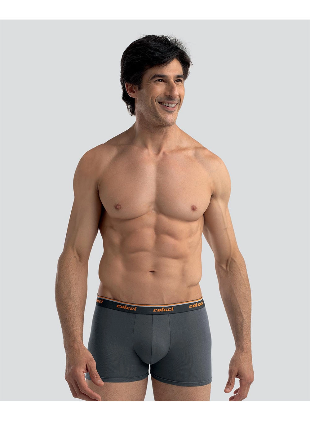 Boxer Cotton Colcci Kit Cinza