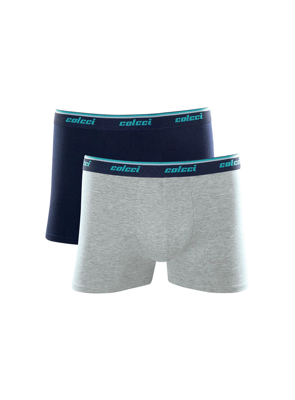 Boxer Cotton Colcci Kit Azul