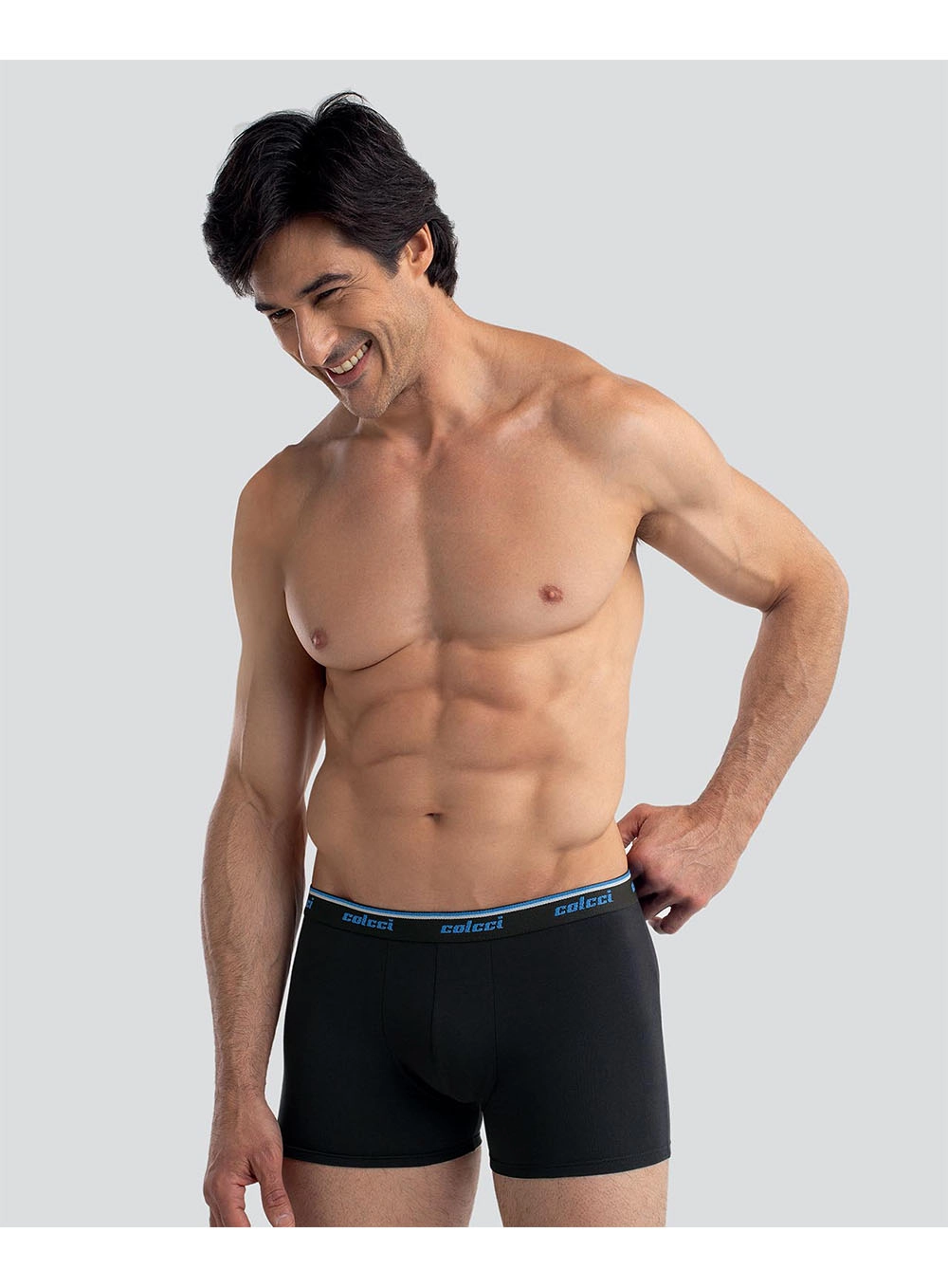 Boxer Cotton Colcci Kit Preto