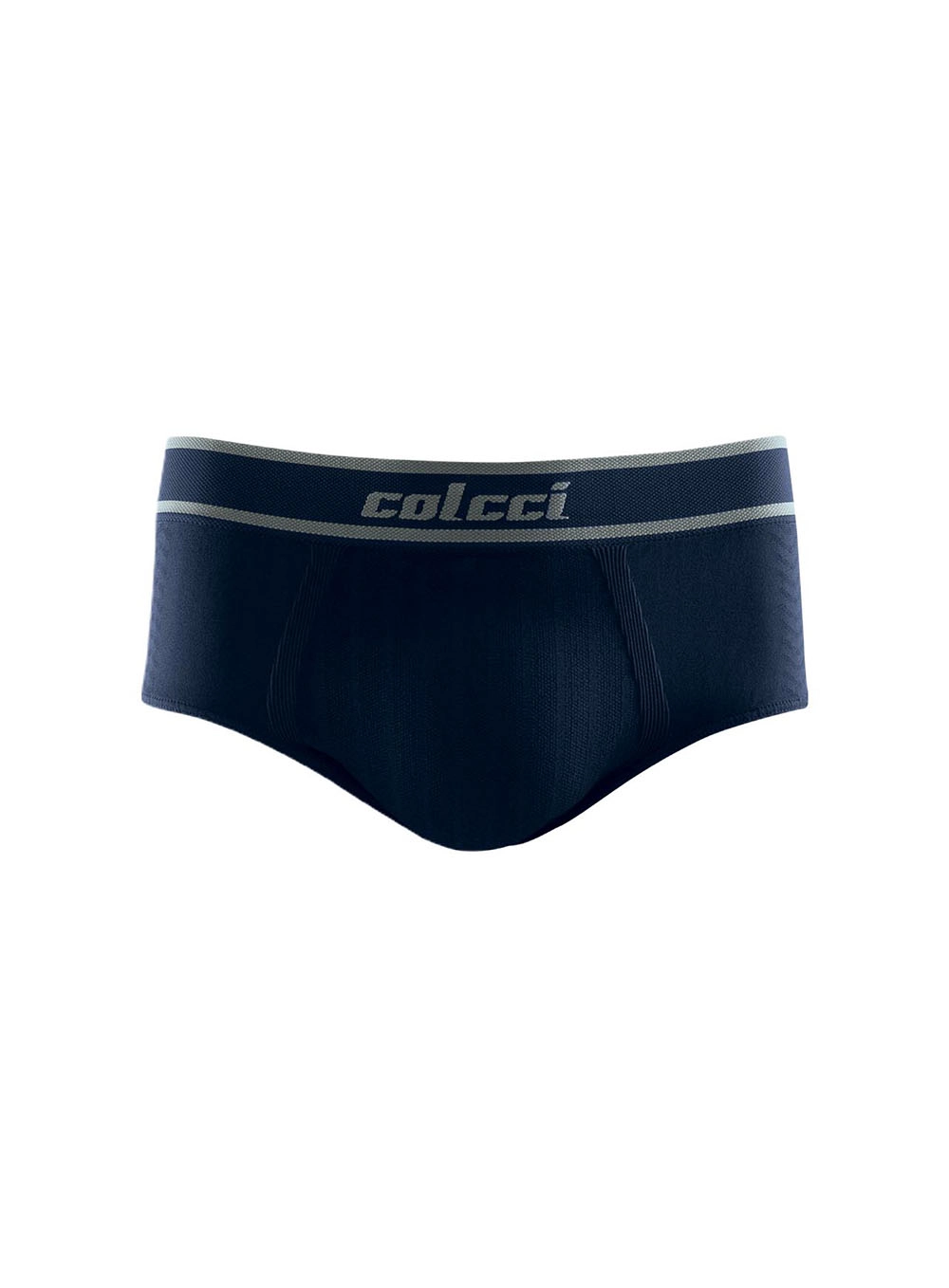Cueca Slip Sem Costura Azul