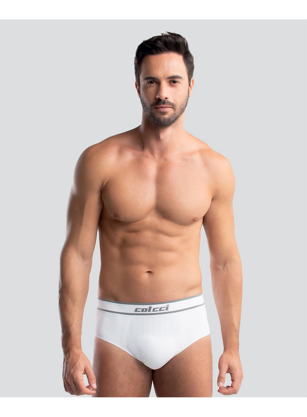 Cueca Slip Sem Costura Branco