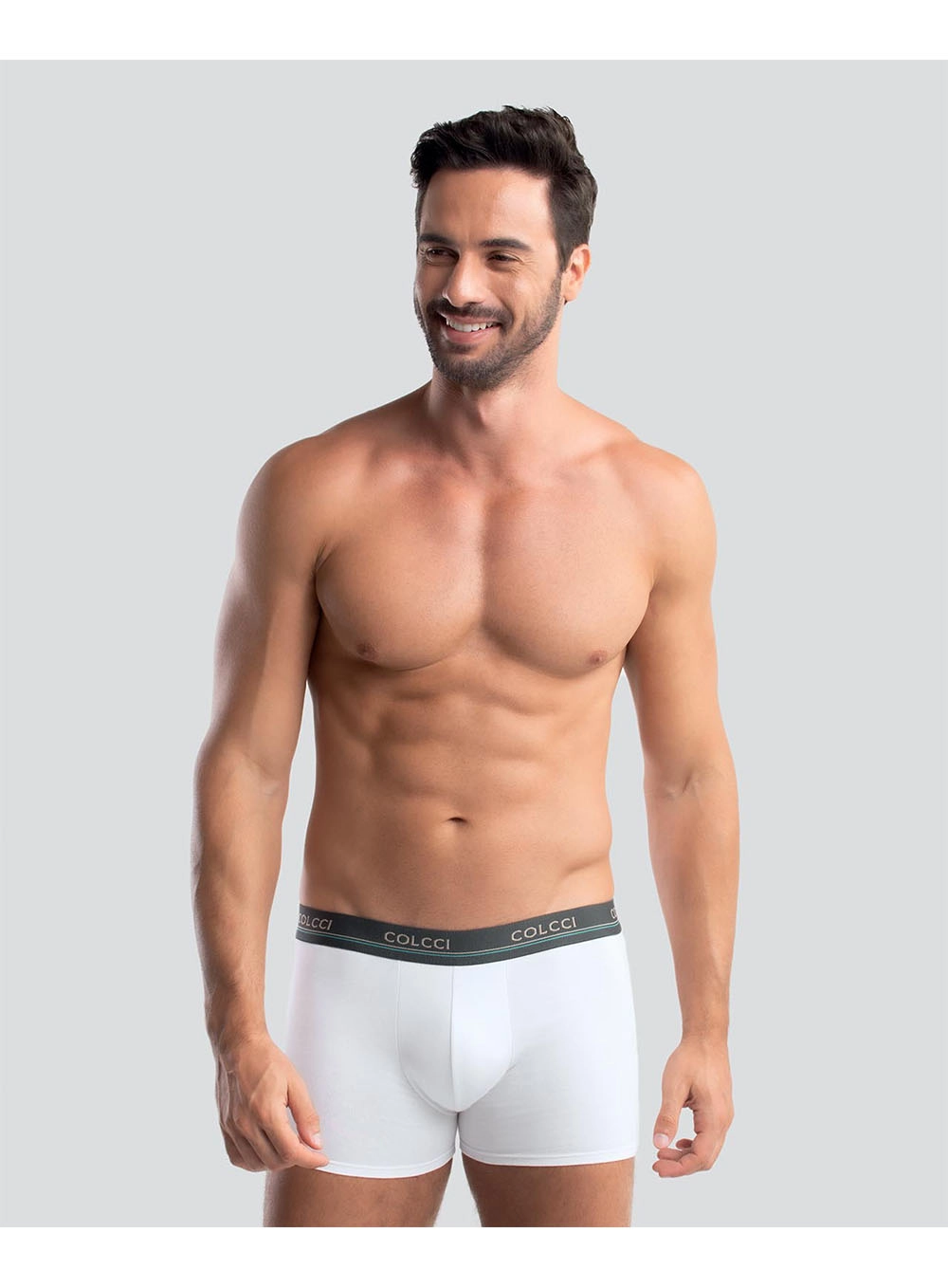 Boxer Cotton Colcci Kit 2 Pç Branco