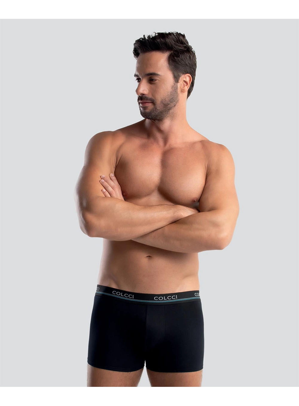 Boxer Cotton Colcci Kit 2 Pç Preto
