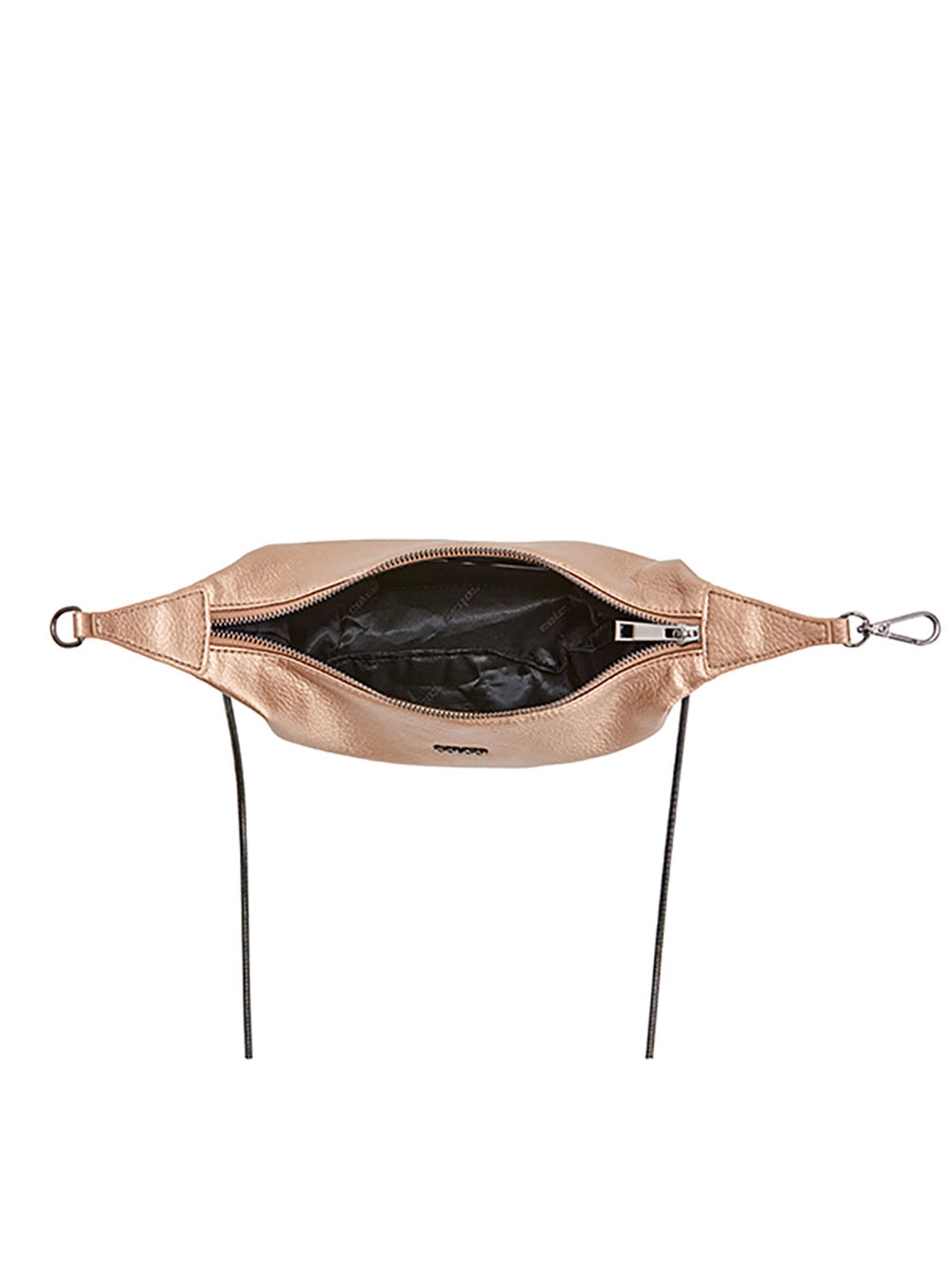 Bolsa Swipe Meia-lua Metalizada Dourado