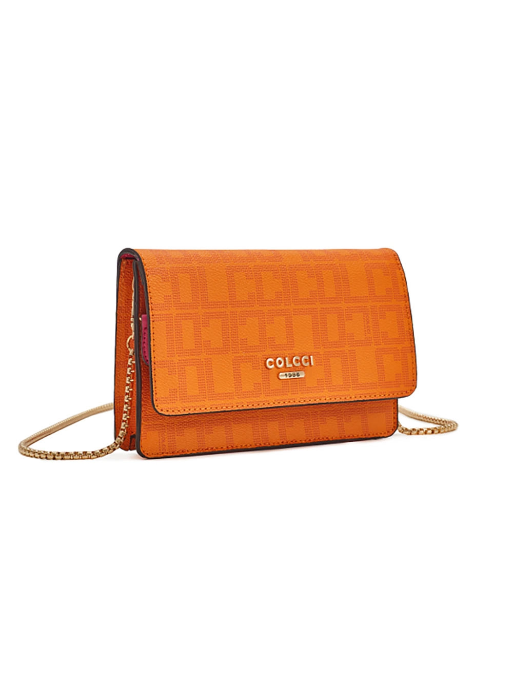 Bolsa Crossbody Logomania Laranja