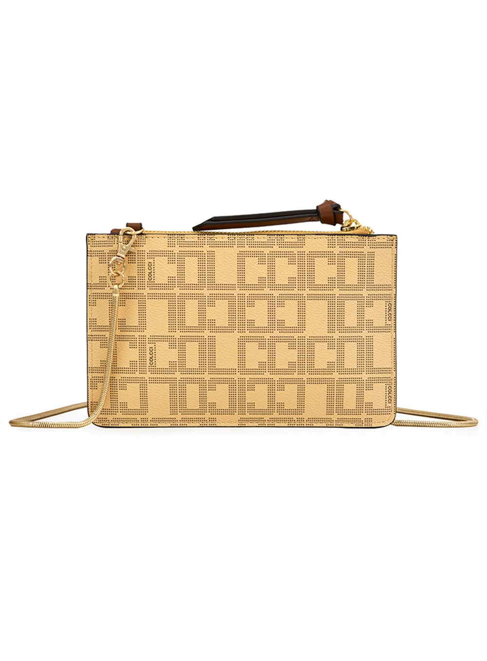 Bolsa Colcci Monograma Caramelo