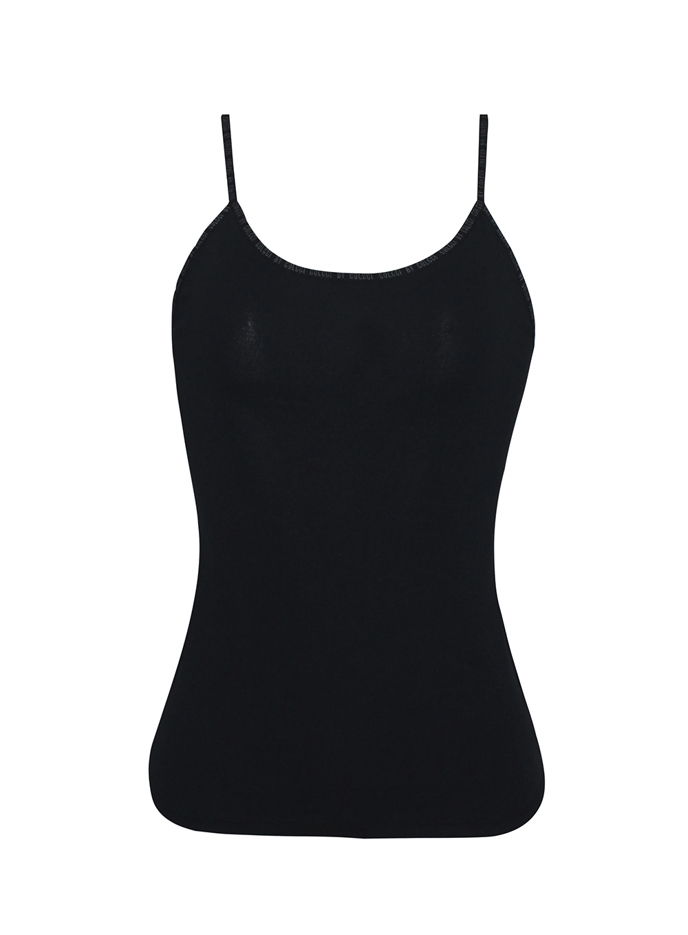 Camisete Em Algodão Com Elástico Personalizado Preto