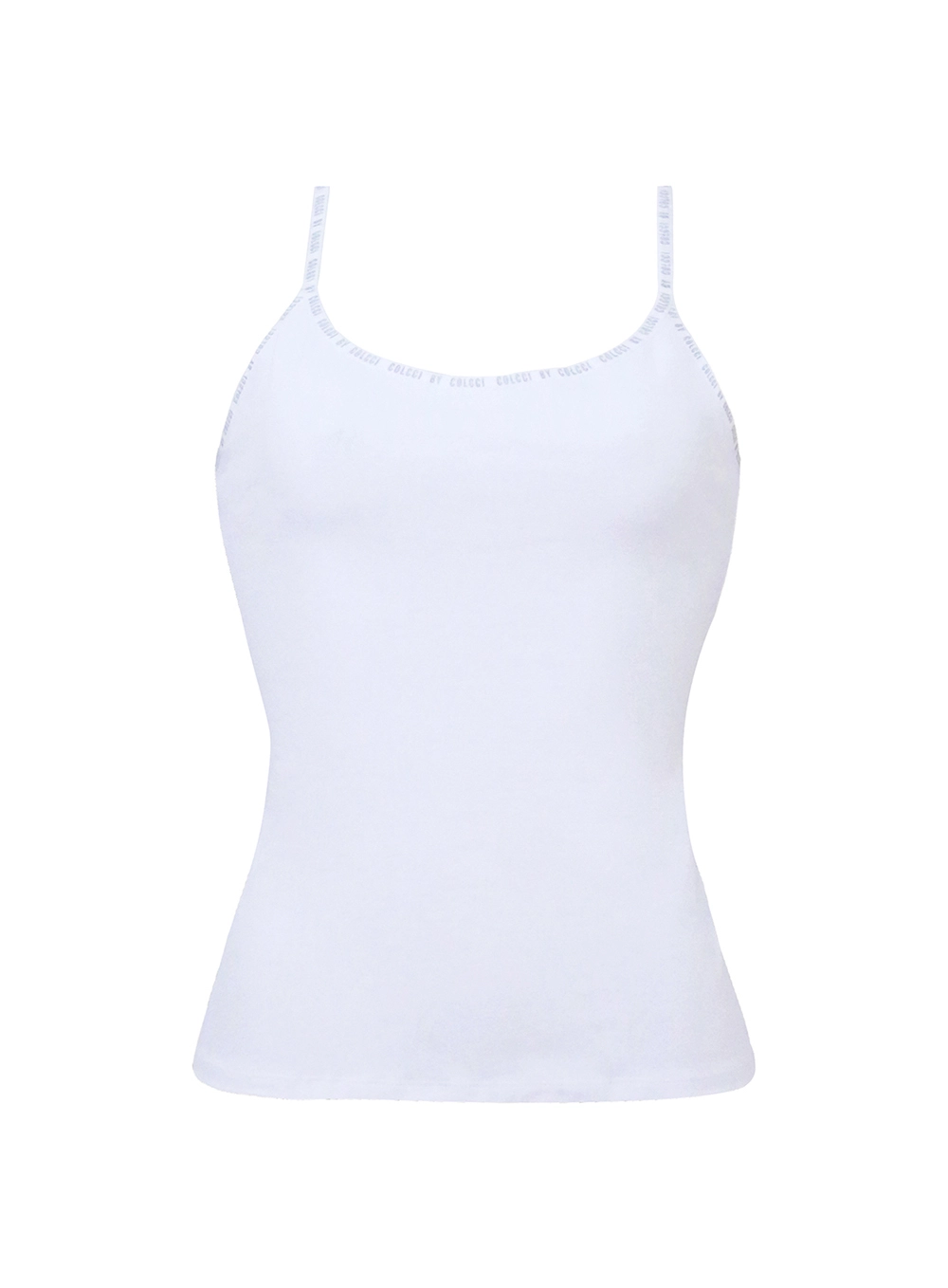 Camisete Em Algodão Com Elástico Personalizado Branco
