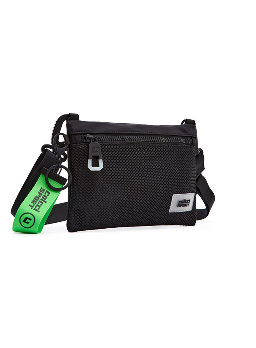 Bolsa Colcci Fem Flat Sports Nylon Preto