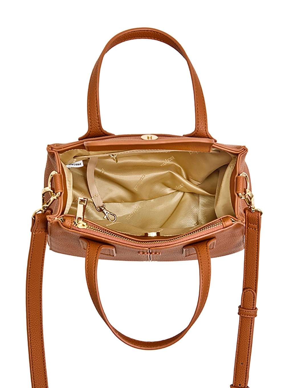 Bolsa Tote Floater Alça Dupla Marrom