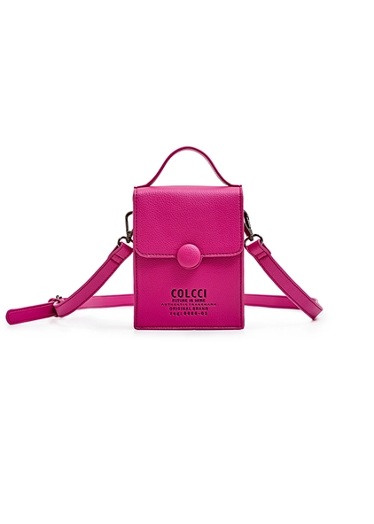 Bolsa Crossbody Floater Com Alça Dupla Rosa