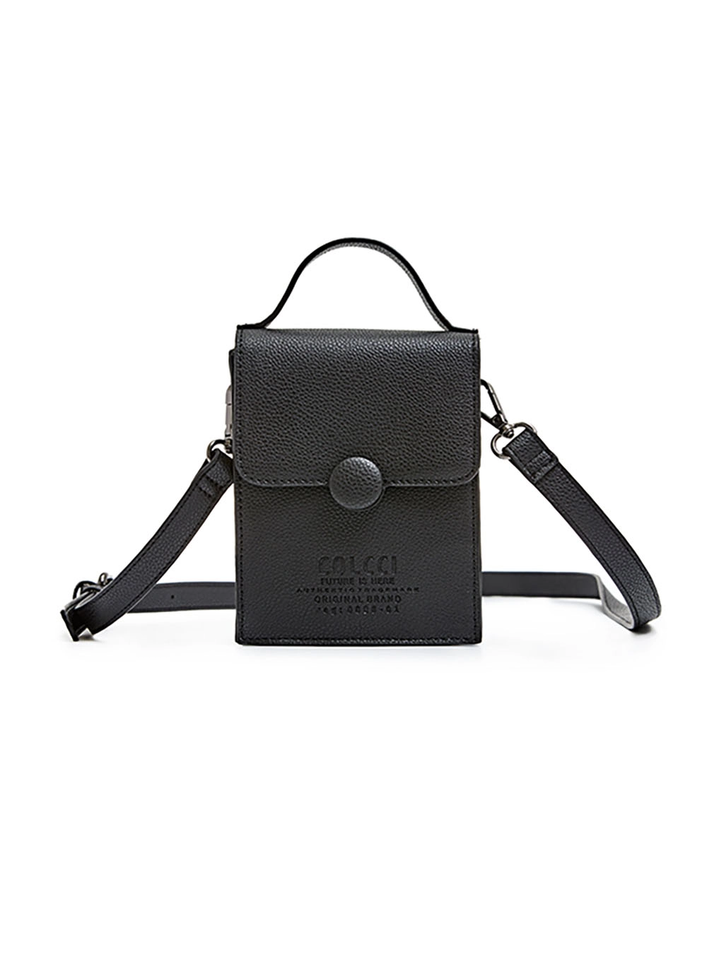 Bolsa Crossbody Floater Com Alça Dupla Preto