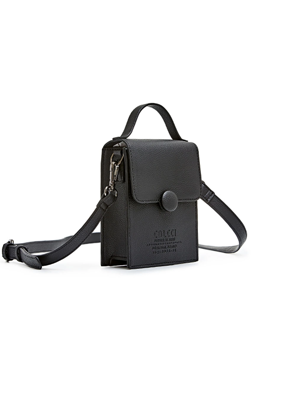Bolsa Crossbody Floater Com Alça Dupla Preto
