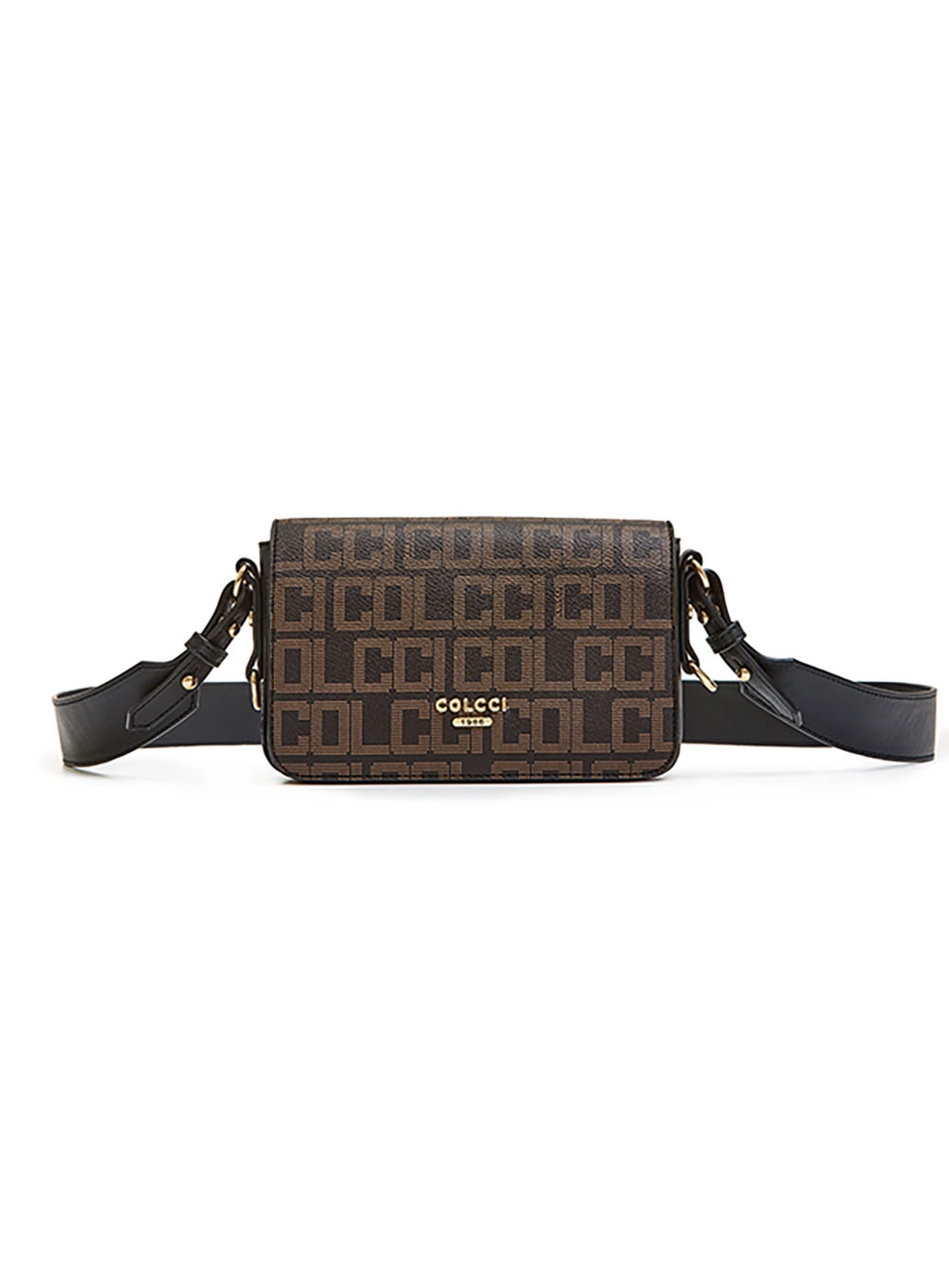 Bolsa Crossbody Logomania Marrom