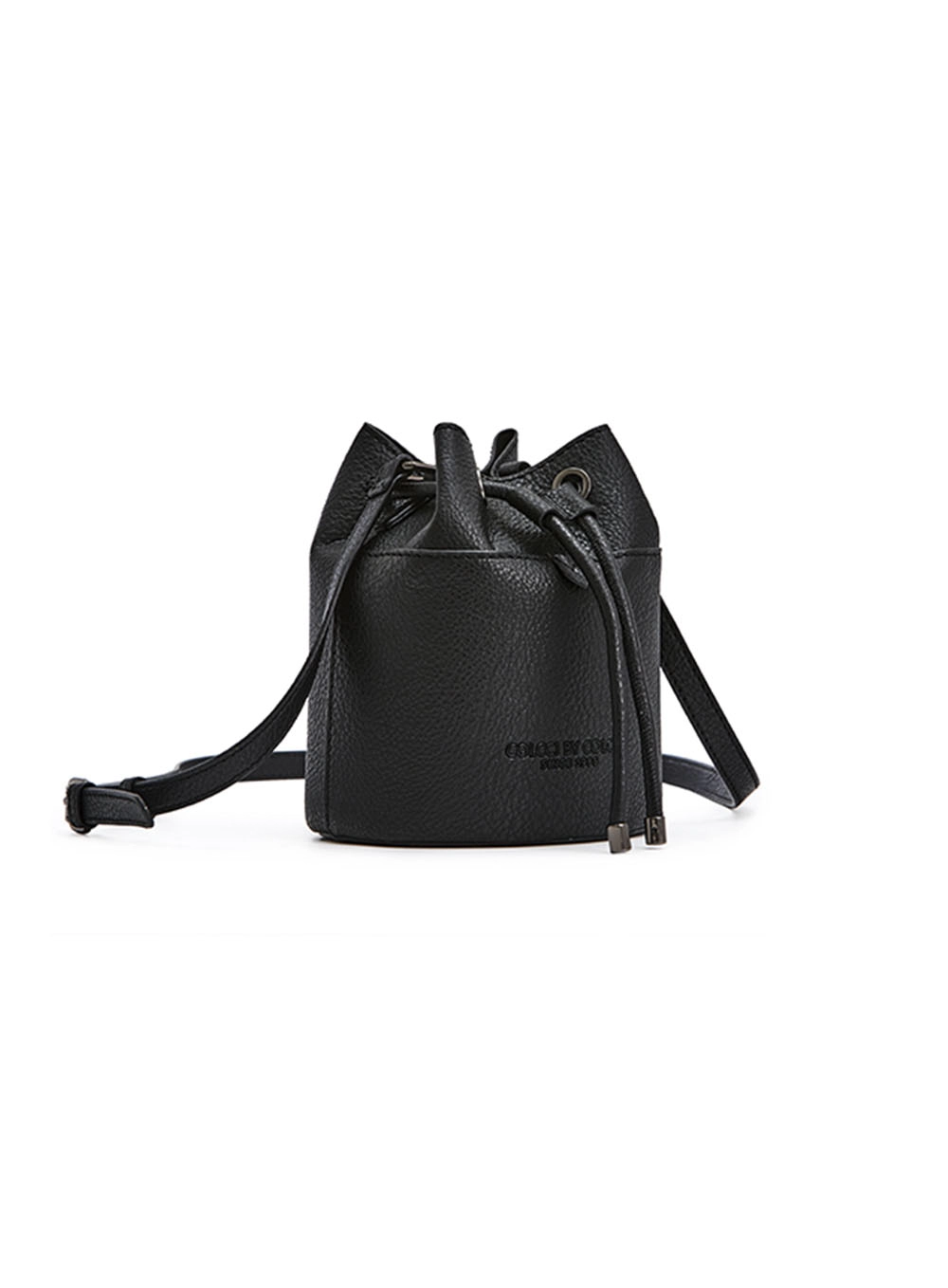 Bolsa Bucket Textura Preto