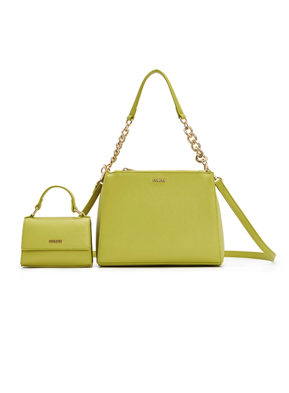 Bolsa Colcci Fem Multi Bag Floater Amarelo