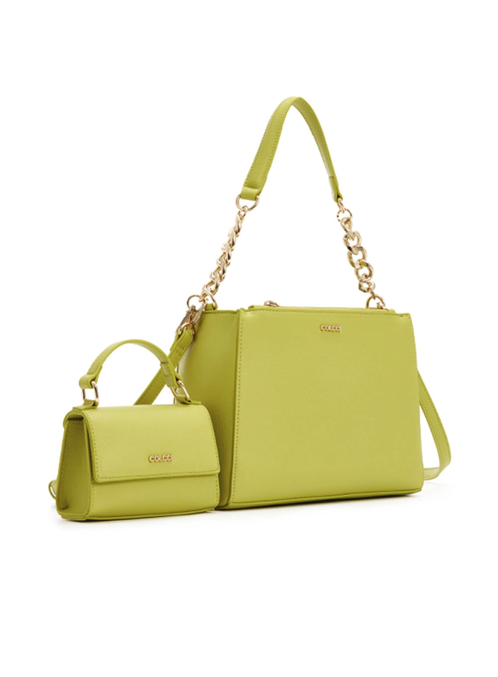 Bolsa Colcci Fem Multi Bag Floater Amarelo