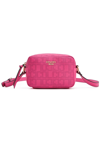 Bolsa Colcci Fem Camera Bag Monograma Rosa
