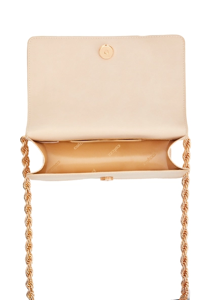 Bolsa Colcci Fem Crossbody Liso Bege