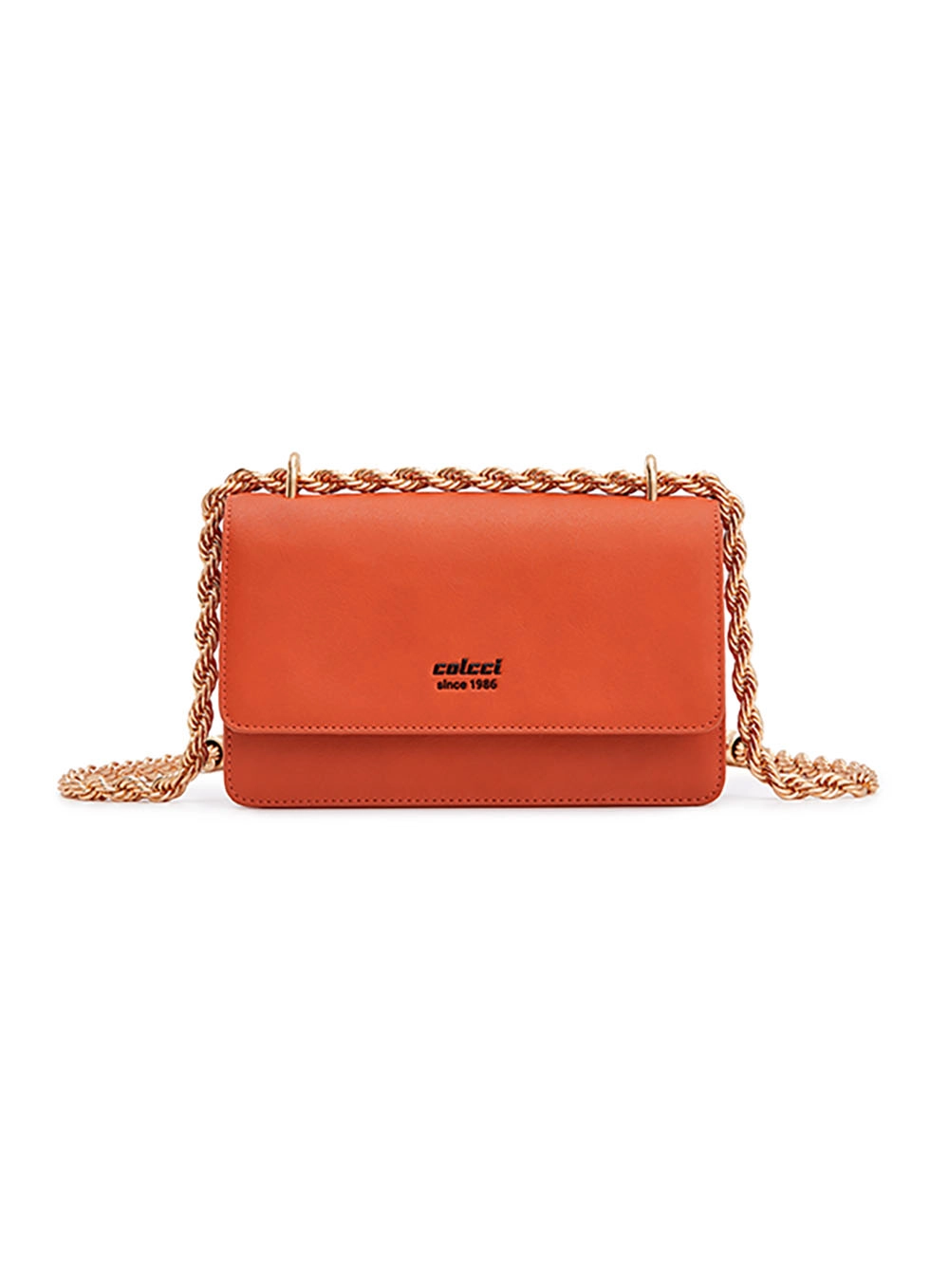 Bolsa Colcci Fem Crossbody Liso Laranja