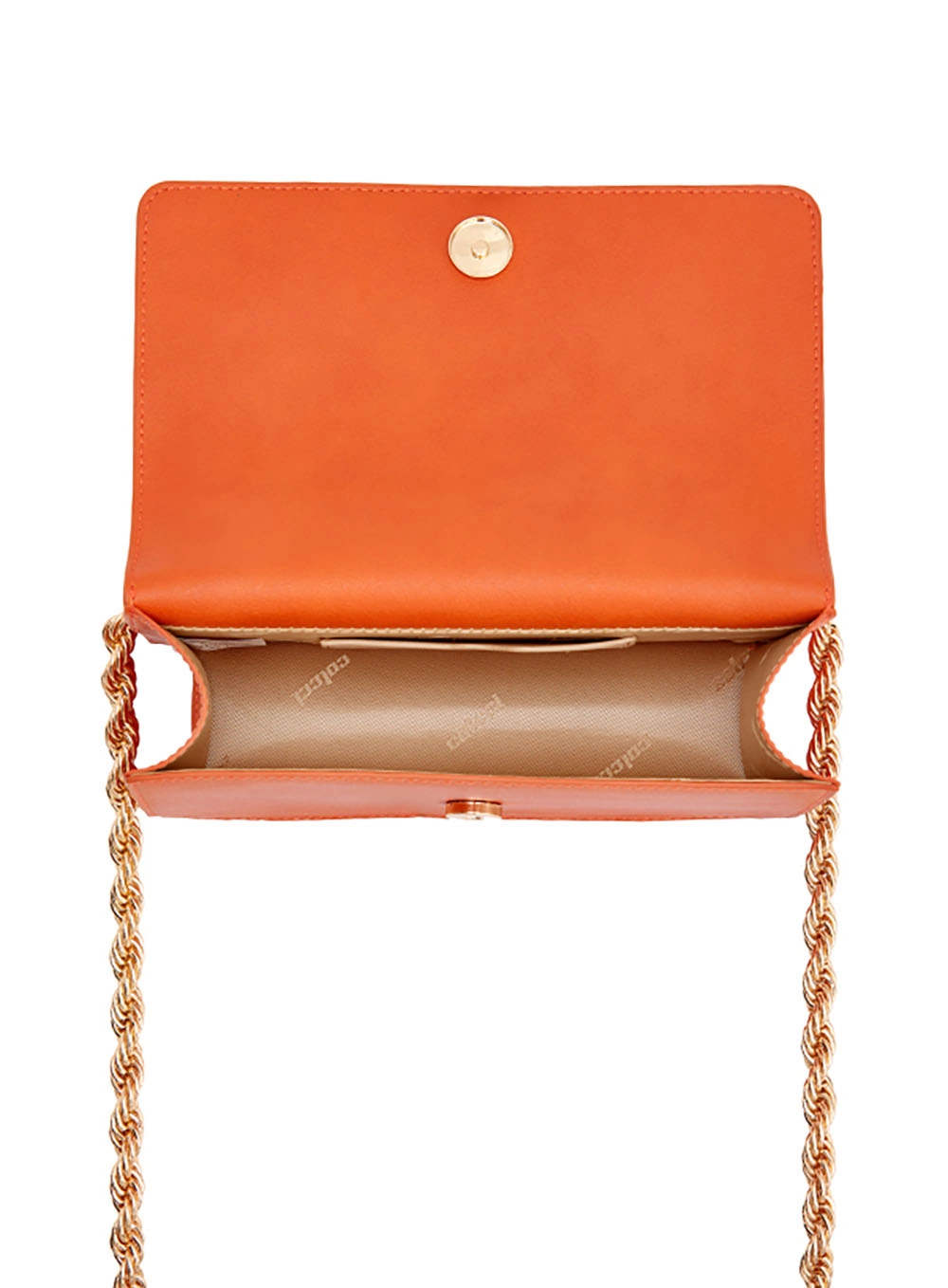 Bolsa Colcci Fem Crossbody Liso Laranja