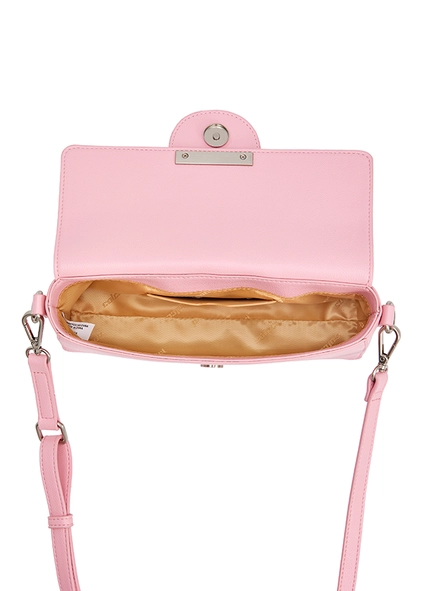 Bolsa Fem Colcci Baguete Minifloater Rosa Gille