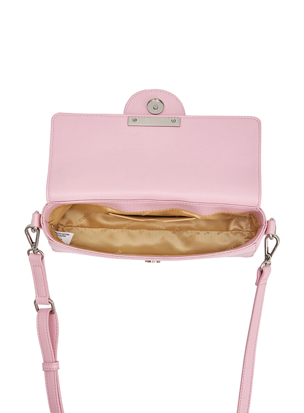 Bolsa Fem Colcci Baguete Minifloater Rosa Gille