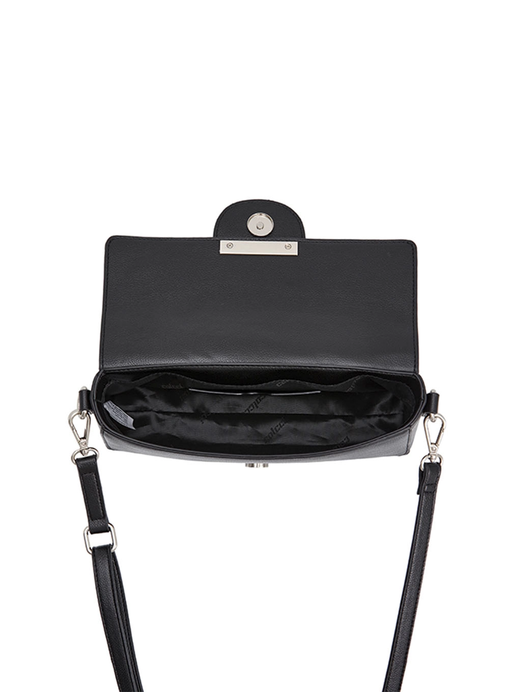 Bolsa Fem Colcci Baguete Minifloater Preto