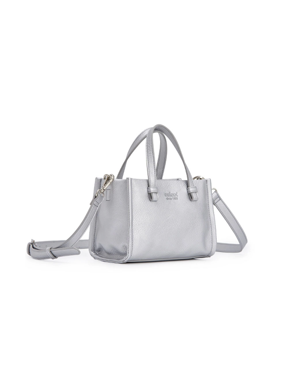 Bolsa Fem Colcci Crossbody Metalizada Prata