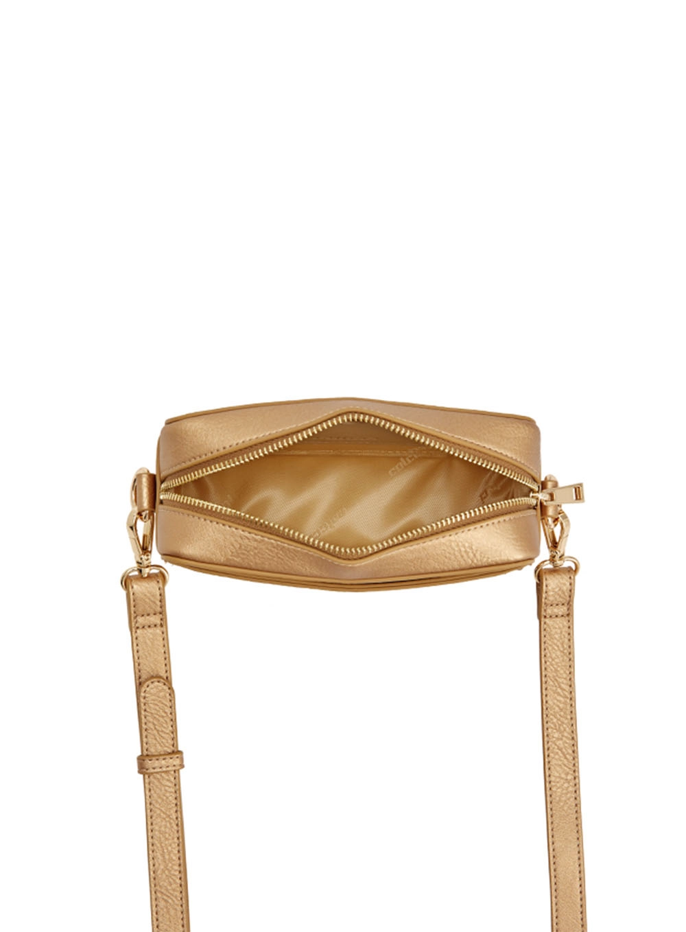 Bolsa Fem Colcci Camera Bag Metalizada Ouro