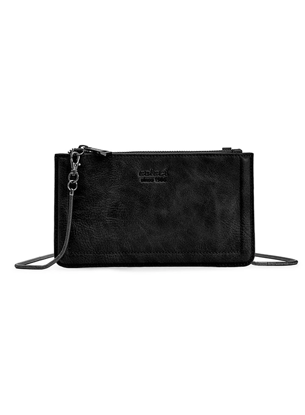 Bolsa Fem Colcci Flat Textura Preto