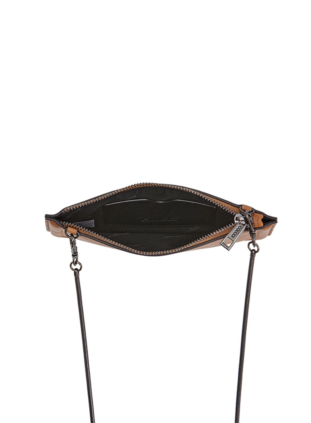 Bolsa Fem Colcci Flat Textura Caramelo