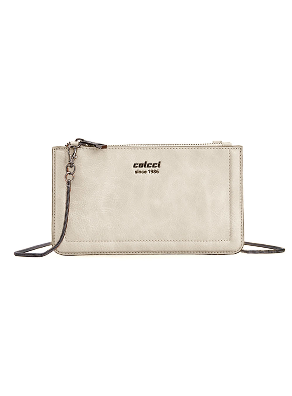 Bolsa Fem Colcci Flat Textura Off White