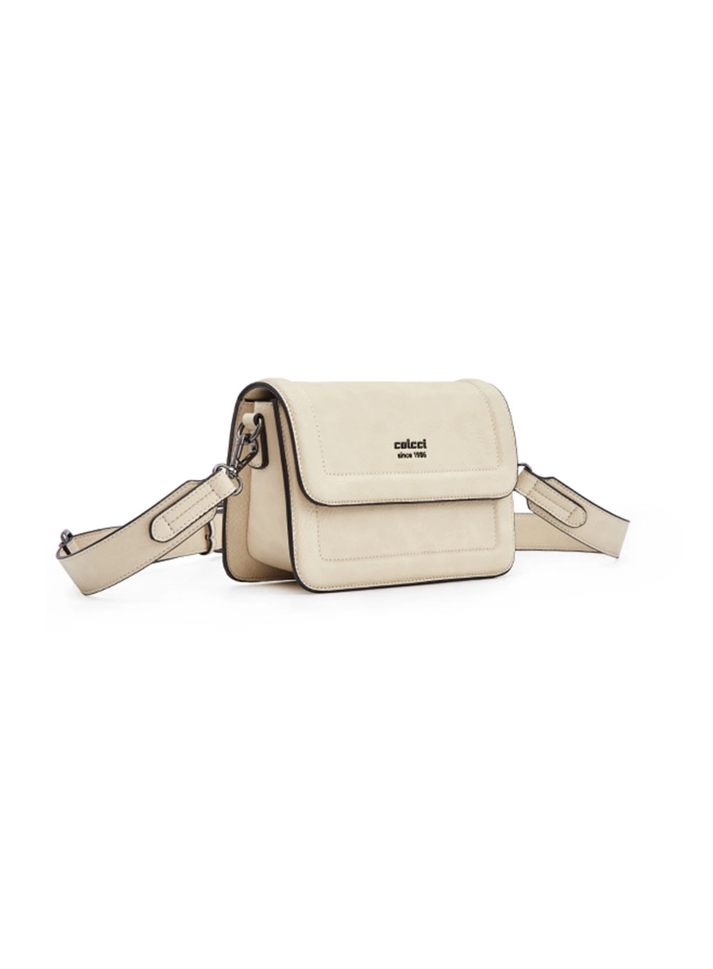 Bolsa Fem Colcci Crossbody Textura Off White