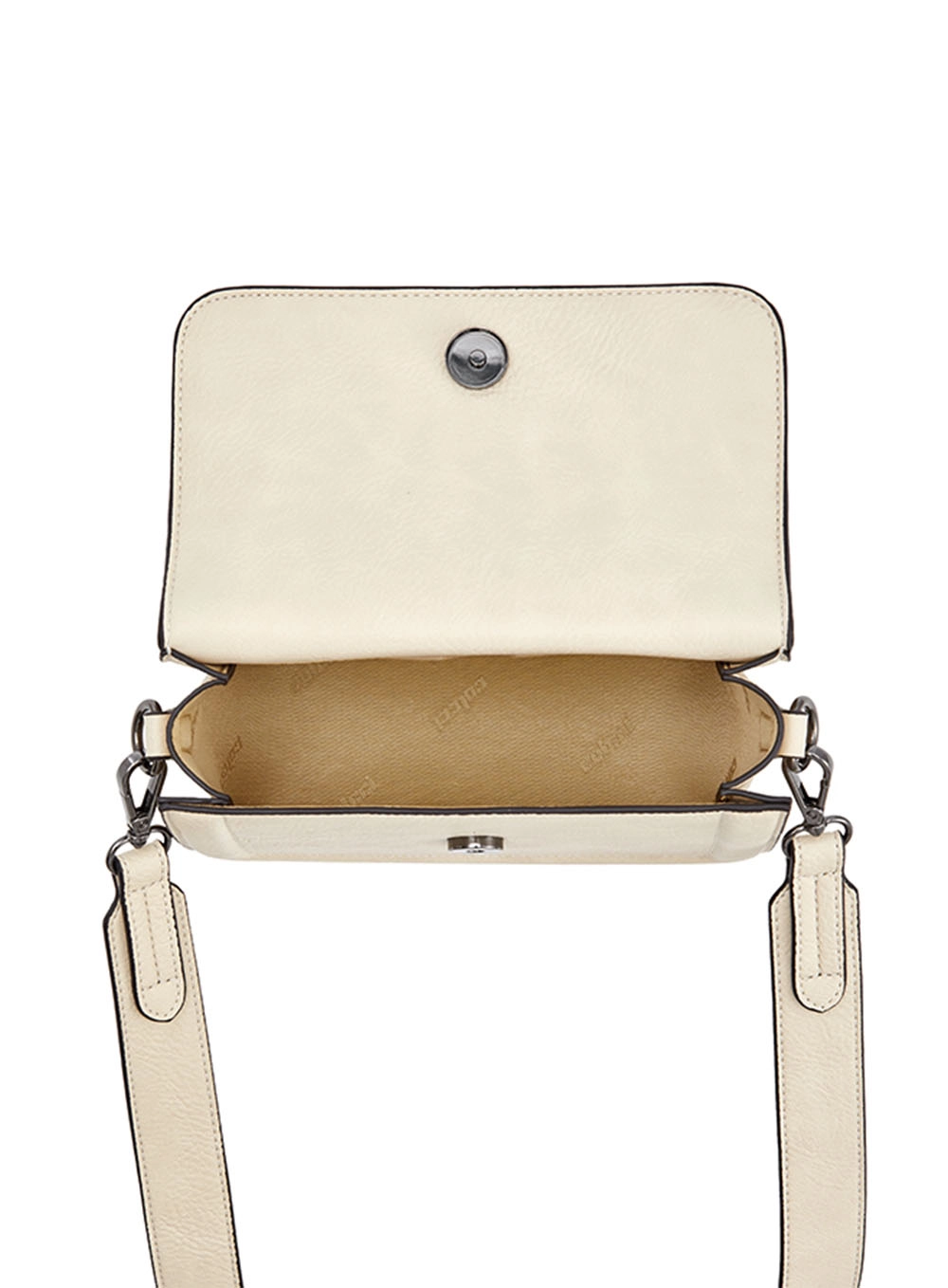Bolsa Fem Colcci Crossbody Textura Off White