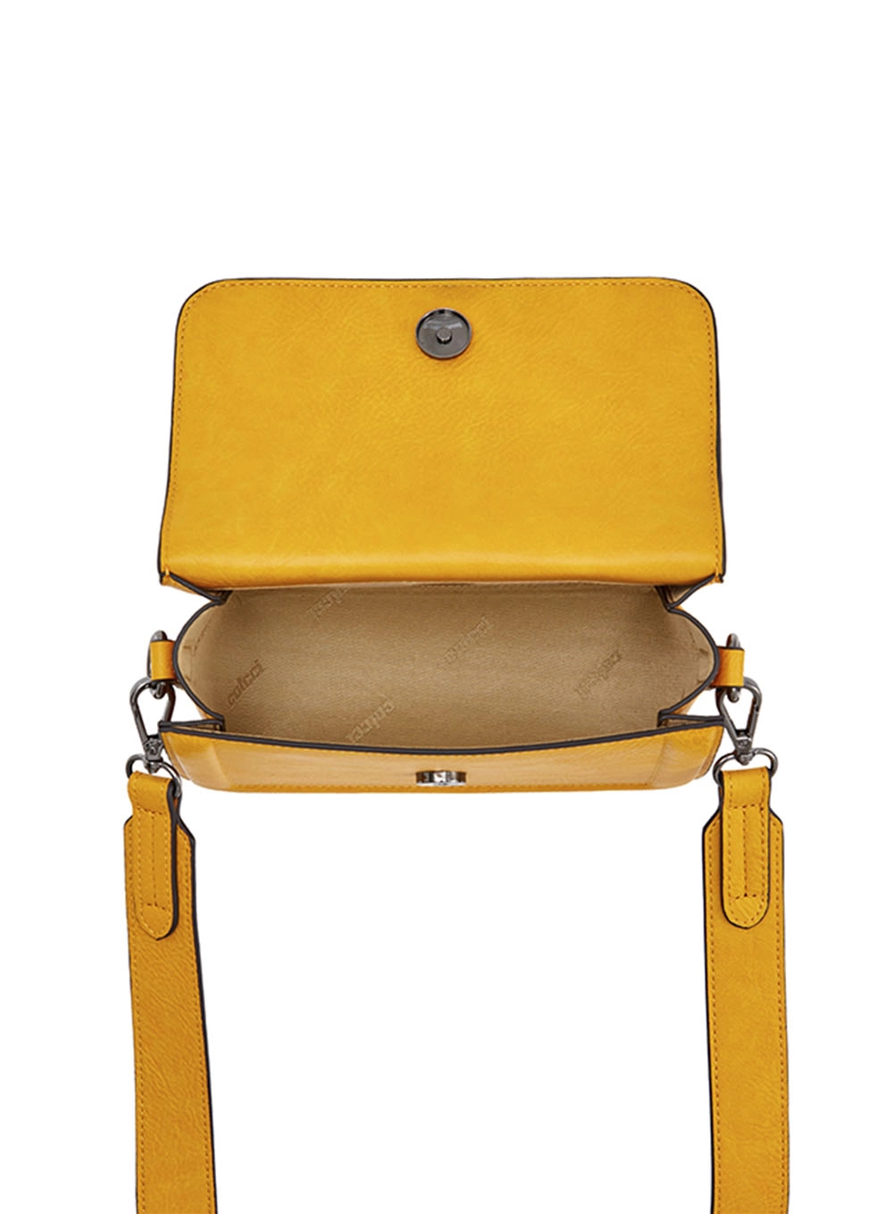 Bolsa Fem Colcci Crossbody Textura Amarelo