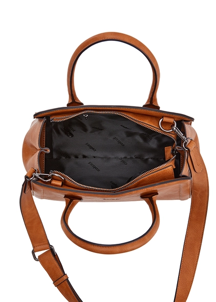 Bolsa Fem Colcci Tote Textura Caramelo
