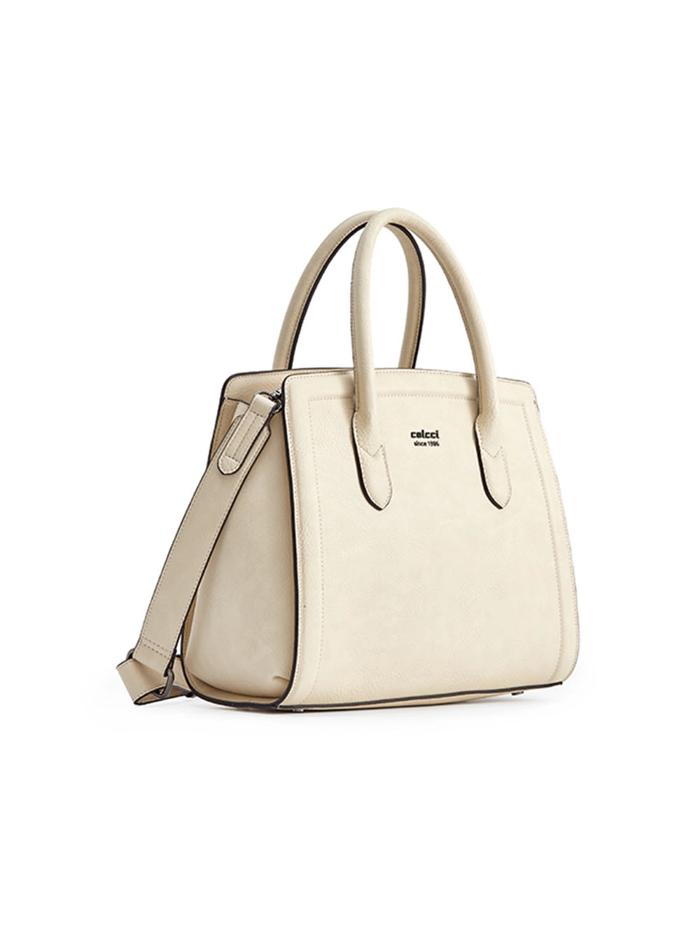 Bolsa Fem Colcci Tote Textura Off White
