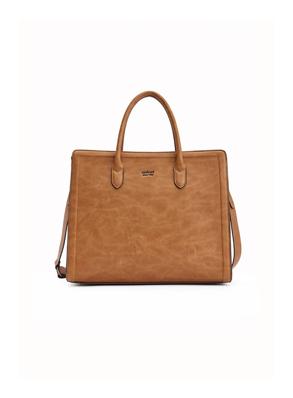 Bolsa Fem Colcci Maxi Tote Textura Caramelo