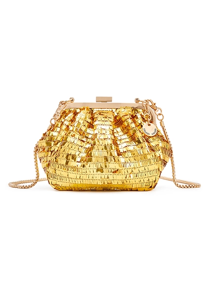 Bolsa Fem Colcci Crossbody Paete Ouro