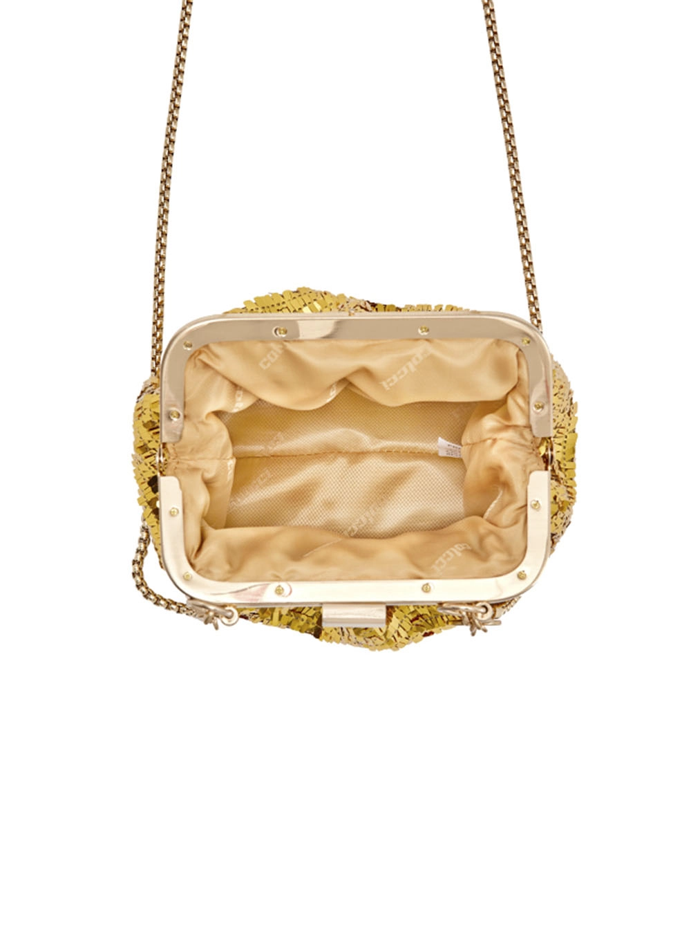 Bolsa Fem Colcci Crossbody Paete Ouro