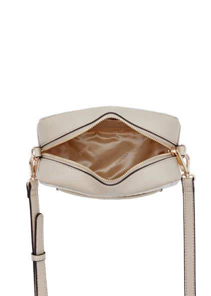 Bolsa Colcci Fem Camera Bag Jacquard Off White
