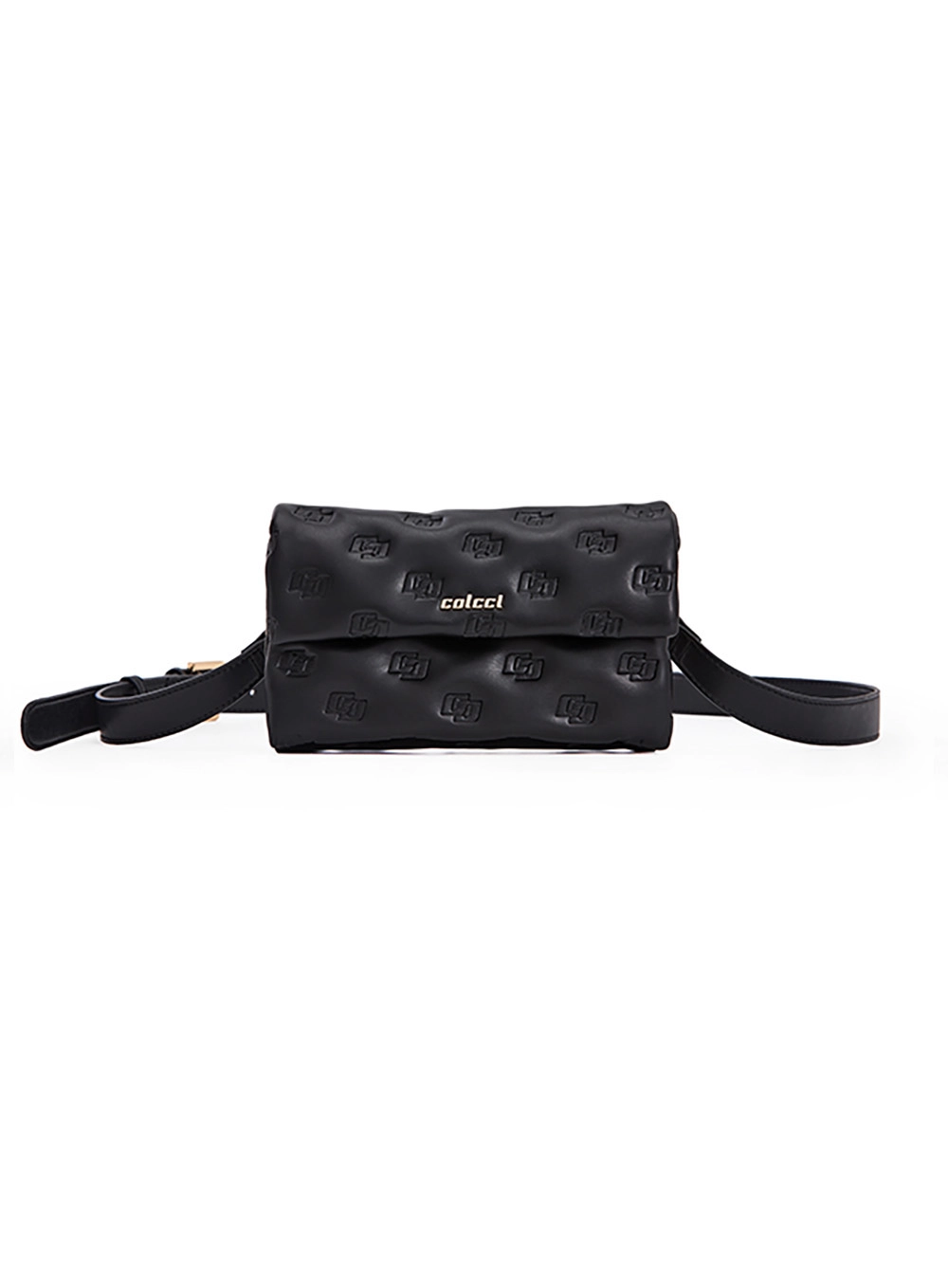 Bolsa Colcci Fem Cross Puffer Grav Preto